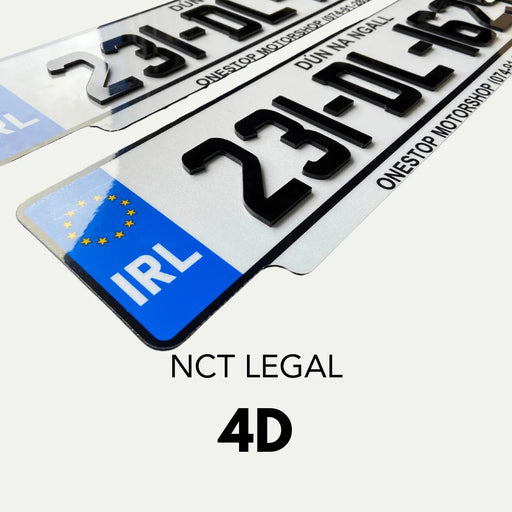 4D NCT NUMBER PLATES