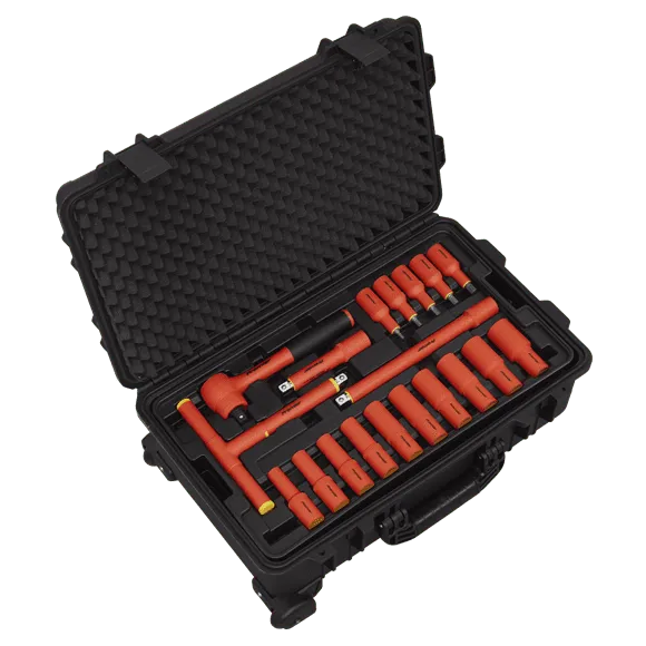 Sealey 49pc 1/2"Sq Drive 1000V Insulated Tool Kit