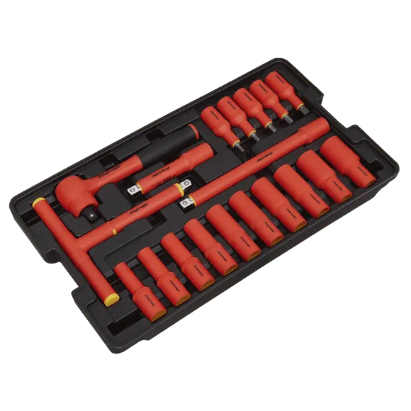 Sealey 49pc 1/2"Sq Drive 1000V Insulated Tool Kit