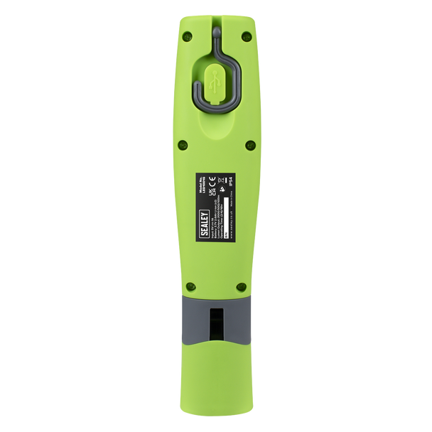Sealey LED Twist Rechargeable Inspection Light 8W COB & 1W SMD LED1001G - Green