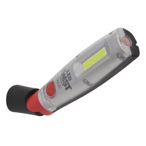 Sealey LED Twist Rechargeable Inspection Light 8W COB & 1W SMD LED1001