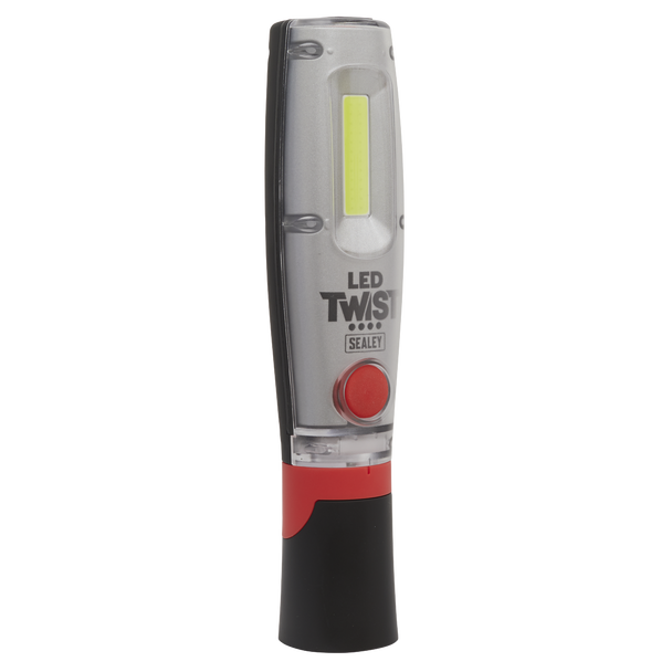 Sealey LED Twist Rechargeable Inspection Light 8W COB & 1W SMD LED1001