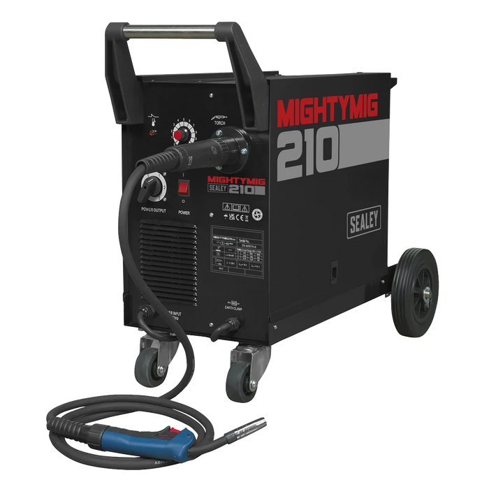 Sealey 210A Professional MIG Welder with Euro Torch MIGHTYMIG210