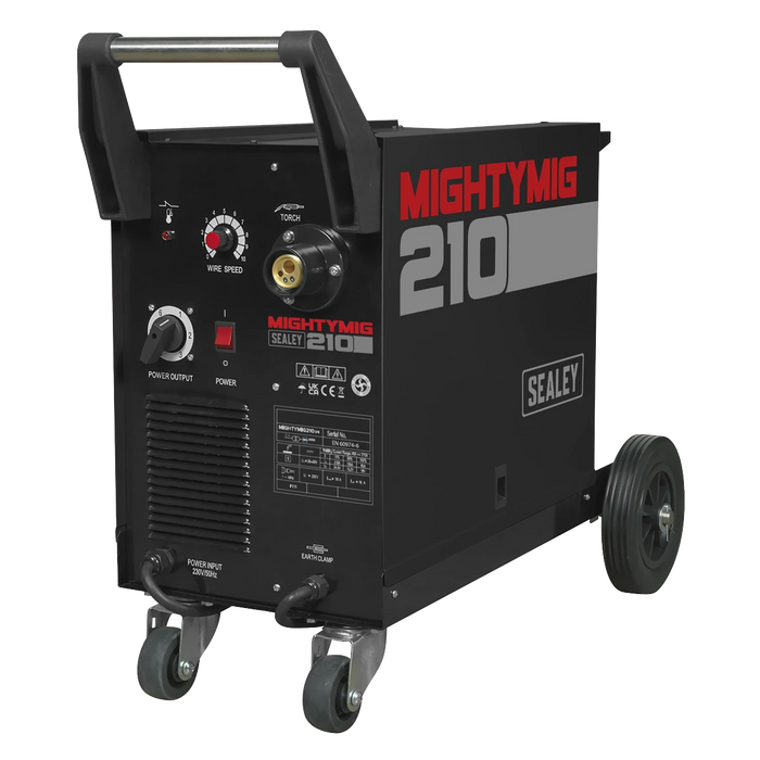 Sealey 210A Professional MIG Welder with Euro Torch MIGHTYMIG210