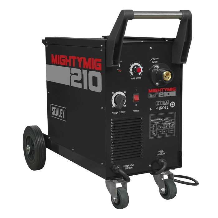 Sealey 210A Professional MIG Welder with Euro Torch MIGHTYMIG210