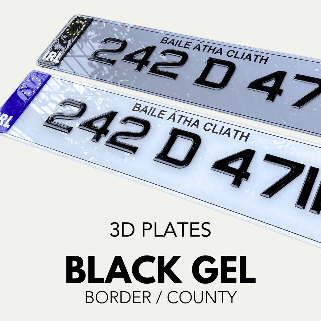 Number Plate Style 3D Gel Number Plates & Accessories - One Stop MotorShop — One Stop ...