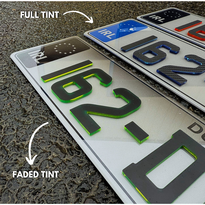 Sporty 4D Show Number Plates