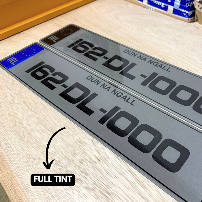 Donegal Style SPORTY Number Plates