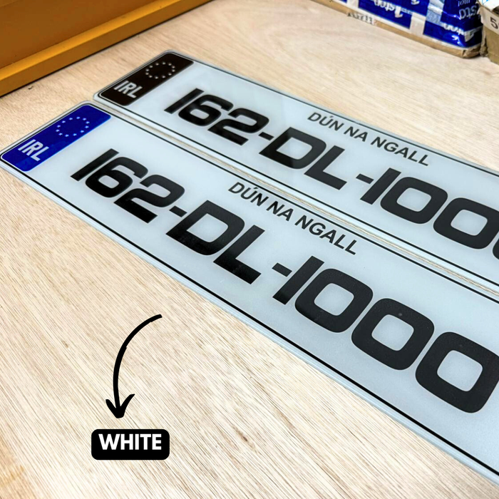 Donegal Style SPORTY Number Plates