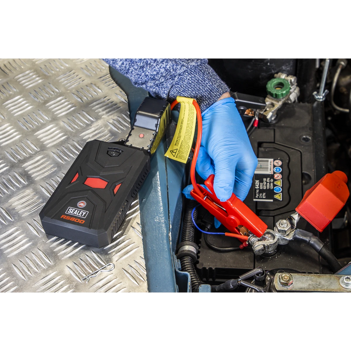 Sealey RoadStart® 12V Lithium-ion Jump Starter Power Pack 600A RS600