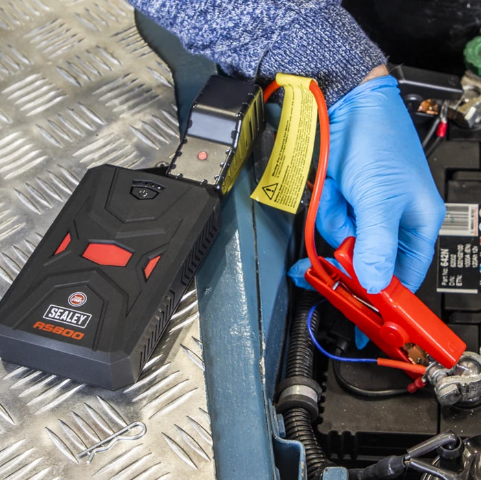 Sealey RoadStart® 12V Lithium-ion Jump Starter Power Pack 600A RS600