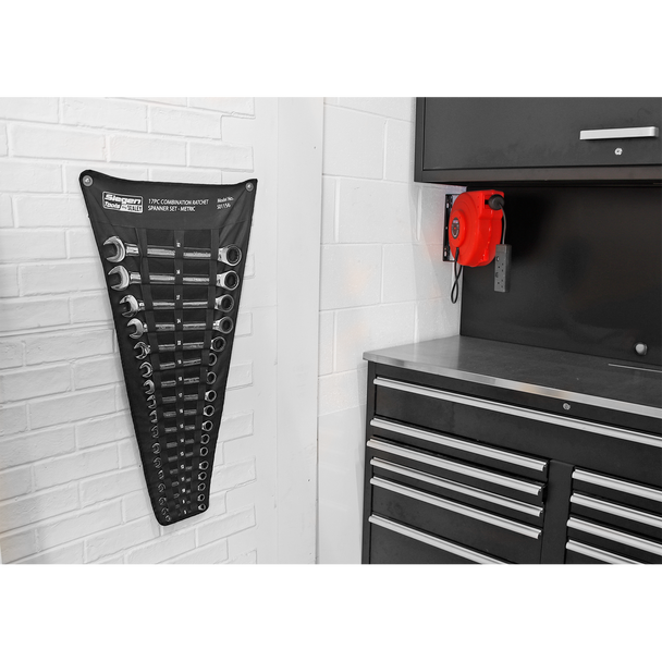 Sealey Siegen Combination Ratchet Spanner Set 17pc S01156