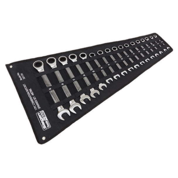 Sealey Siegen Combination Ratchet Spanner Set 17pc S01156
