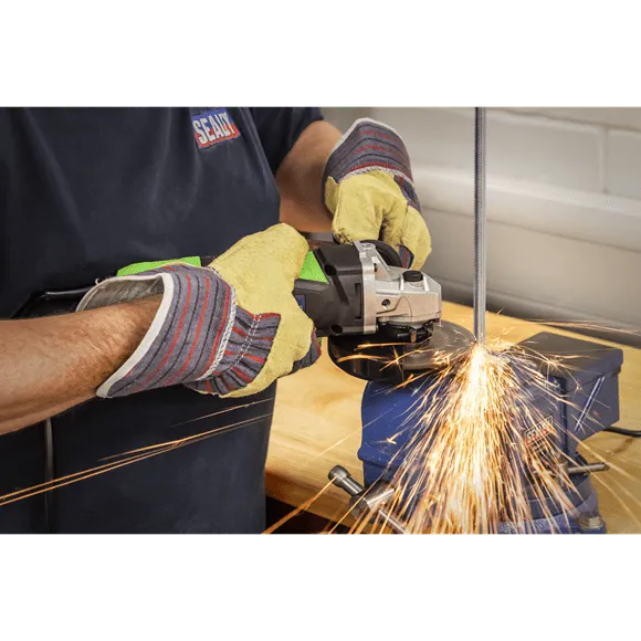 Sealey 115mm Angle Grinder 750W SG115EHV Green