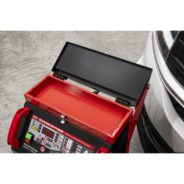 Sealey 6/12/24V Battery Starter/Charger 750A SUPERSTART750E