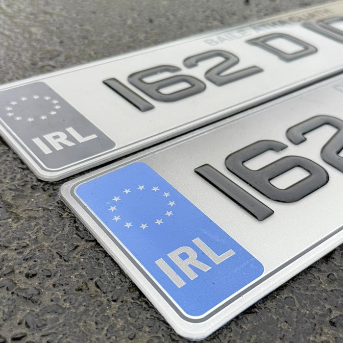 Sporty 3D Gel Show Number Plates