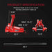 T830025 Big Red Trolley Jack