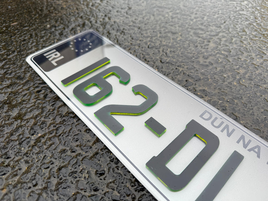 Sporty 4D Show Number Plates