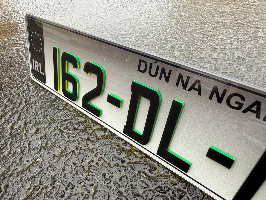 Sporty 4D Show Number Plates