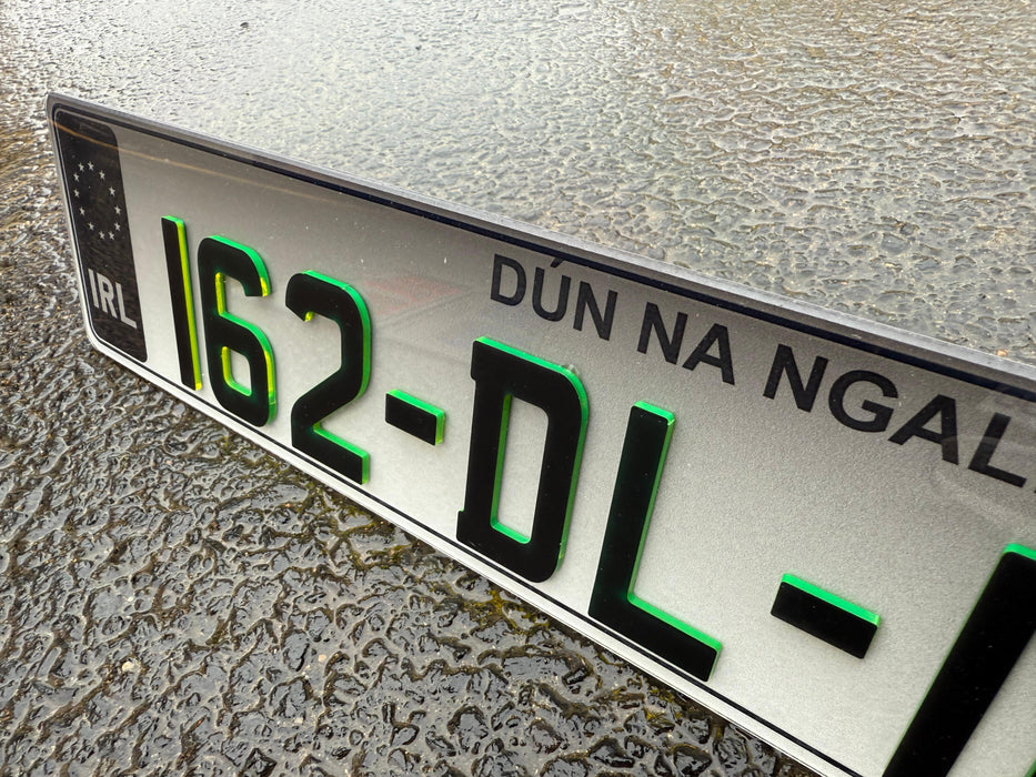 Sporty 4D Show Number Plates