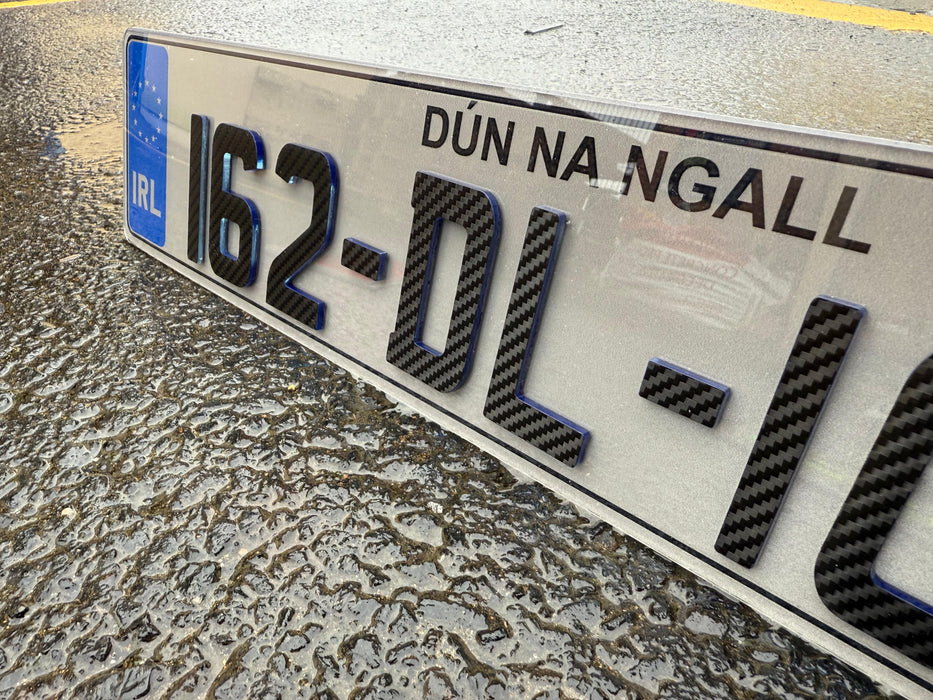 Sporty 4D Show Number Plates