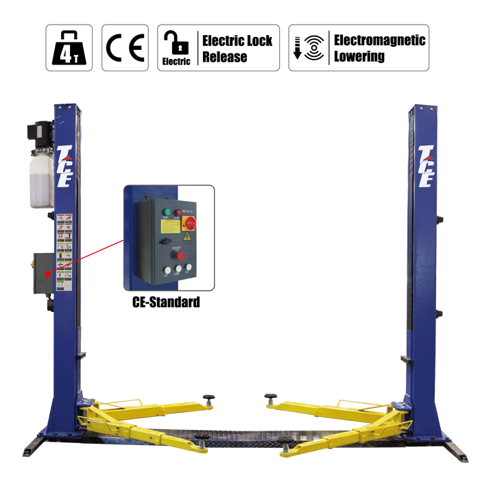 TCE 4 Ton Floor Plate Two Post Car lift QJY240B-E