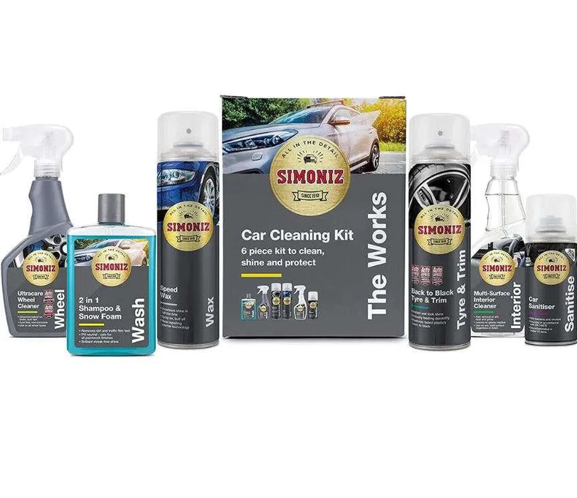 Simonize Simoniz The Works Car Cleaning Kit — One Stop Motorshop