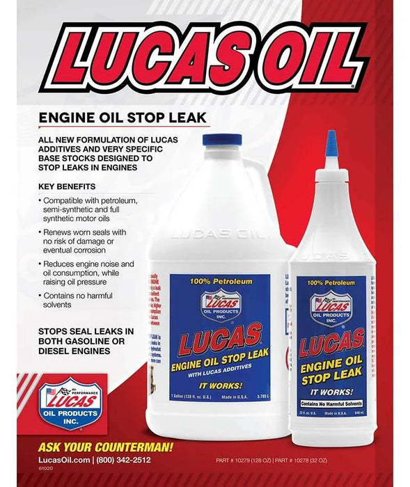 61020 Lucas Engine Oil Stop Leak 10279 10278