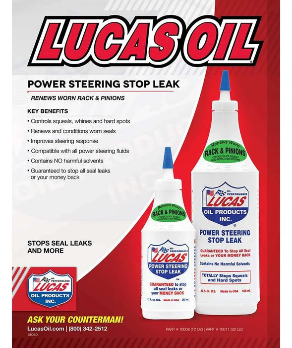 61060 Lucas Power Steering Stop Leak 10008 10011